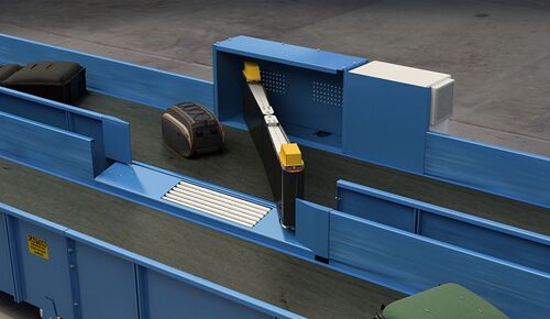 VarioBelt HighSpeedDiverter for baggage handling